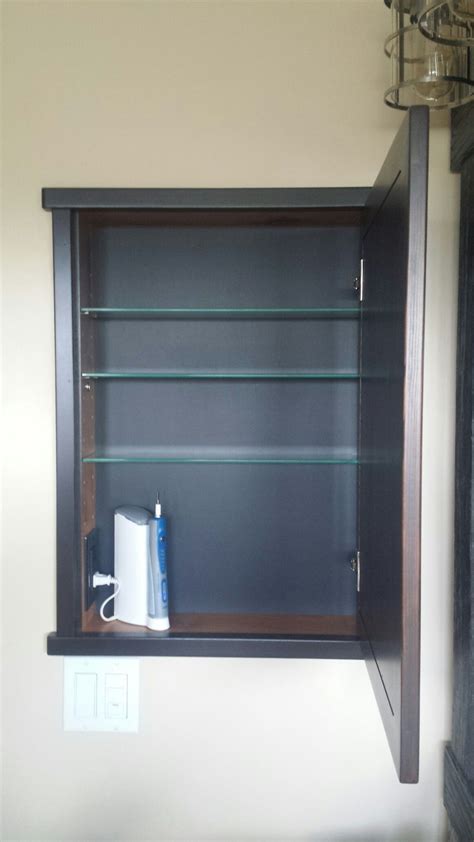 recessed medicine cabinets with outlet